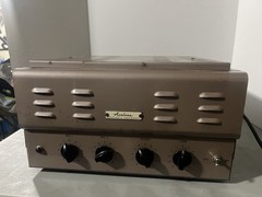 Vintage Airline Tube Amplifier PA Amp Phono Input RCA Tubes Untested As-Is