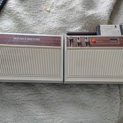 Vintage Yorx 8T-10 Portable 8-Track Player TESTED WORKING With AC Power Cord Tra