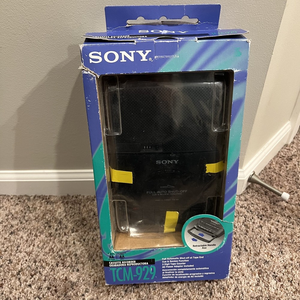 Vintage SONY TCM-929 Cassette Recorder
