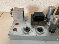 Vintage Hammond Tube Amplifier Chassis Project – Transformers, Sockets