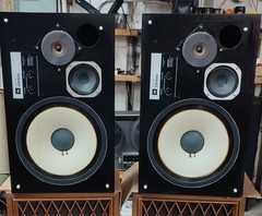 JBL L100 2nd generation speakers (1 pair) Vintage Original Mid Century Walnut