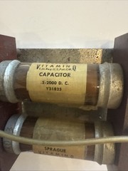 Sprague Vitamin Q Capacitors .2 – 2000 D.C Y131823