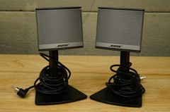 Vintage Set Bose Companion 3 Series II Speakers Multimedia Computer RCA Plug