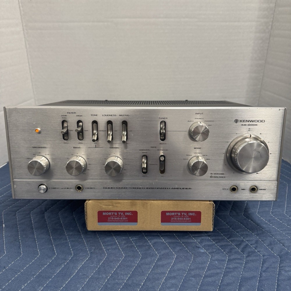 KENWOOD KA-6006 INTEGRATED AMPLIFIER – SERVICED – CLEANED – TESTED
