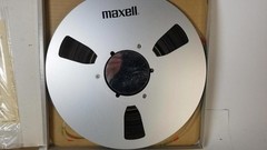 Vintage Maxell 10.5″ 1/4″ Tape Metal Reel to Reel Take-up Reel