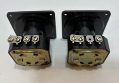 Pair Vintage Realistic Violet AT-50H L-Pad 8 Ohm Speaker Level Controls Japan