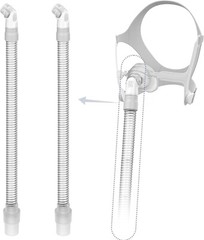 Durable 2-Pack N20 Short Tubes with Quick-Release Clips, Leak-Free & Quiet