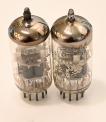 Two Dutch Bugle Boy ECC88/6dj8 Amplitrex tested-Quiet-good for phono application