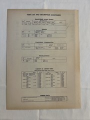 Vintage Sams Photofact Schematic 3-1964 EMERSON MODEL G-1700, G-1710,G-1711,