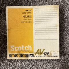 Vintage Reel to Reel Tape Lot 30 Scotch AV176 Reels ~18,000’ Untested Heavy Duty