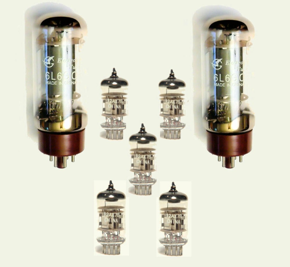 6L6 Pair & 12AX7 / ECC83 x5 Valve kit for Soldano 44 Tube Guitar Amplifier