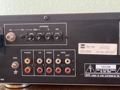 Multi-Voltage DUAL CR 5900 Stereo Receiver Amplifier #30942 – Good Sound