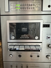 Yorx M2608 Stereo System Receiver EQ AM FM Cassette 8 Track Works *Read*