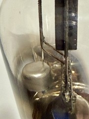 TWO National Union NX-45 Tubes 45 / Tested +100% / Engraved 1930’s Cup Getter