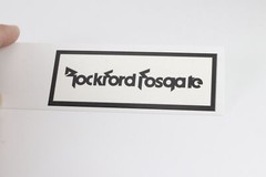 Rockford Fosgate logo badge Sticker Decal waterproof 108mm(4.25″)X40mm(1.57″)
