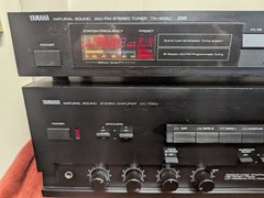 Vintage Yamaha Lot TX-400 Tuner & AX-700U Integrated Amp 110 Watts Per Channel