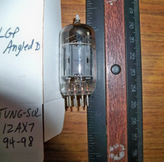 Strong TUNG-SOL Long Gray Plate Angled D Getter 12AX7 / ECC83 Tube – 94/98