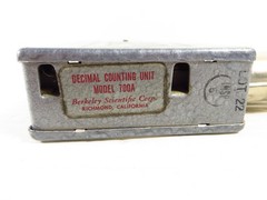 Vintage Beckman Berkeley 700A Decimal Counting Unit w/ Four 5963 Tubes & Sheilds