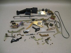 Vtg Dual 1249 Turntable Original Big Internal Parts Lot
