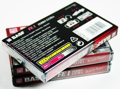 3 BASF FE I FERRO EXTRA 90 MINUTE AUDIO CASSETTE TAPES – N.O.S. FACTORY SEALED