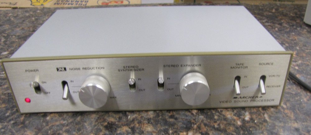 Vintage Archer Video Sound Processor- Radio Shack Tandy Model 15-1275 -HN35