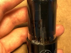 Vintage 1949 GE 25L6GT Output Tube Tests Good Black Glass