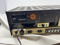 Monarch SA-40A Vintage Tube Stereo Integrated Amplifier Japan Powers On