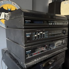 Vintage Panasonic SG-D16 Component Stereo Turntable Cassette Deck FM/AM Tuner