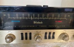 McIntosh MX110 Tube Stereo Am/Fm Tuner Amp Preamplifier ~ S/N 547z5 ~ Powers On