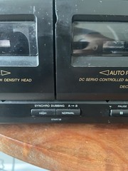 SONY TC-WR 465 Double Cassette Deck Auro Reverse Tested Works Made in Malaysia