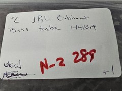 JBL Studio Monitor 4410A Speaker Bass Port Tube Parts BOTH