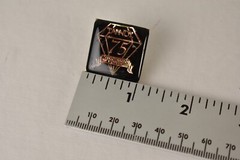 Single Tannoy 75 Years Speaker Badge Emblem Logo Gold Metal Pin Grill Cloth