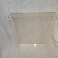 Hitachi TURNTABLE HT-12 Part Dust Cover Lid Melt Marks As Is Read