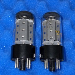 TWO Amperex 7591A Tubes / Amplitrex Tested 💪 +100% / 1978 Dates / 2% Gm Matched