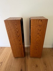 RSL Rogersound Labs CG-52 Vintage Speakers PAIR Wood Veneer Bookshelf Tested