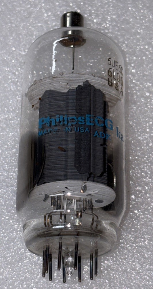 Philips ECG 6JE6C 6LQ6 Vacuum Tube Tested Strong USA