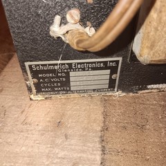 Vintage Schulmerich Electronics Inc. Model 6-100 Tube Amp Working Untested Read