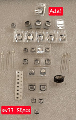 Sony ICF-SW77 Repair Kit Panasonic JAPAN + LED + Super Capacitor+ Service Manual