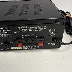 RadioShack Optimus 31-1979 STA-20 Phono AM/FM Stereo Receiver Tested & Working