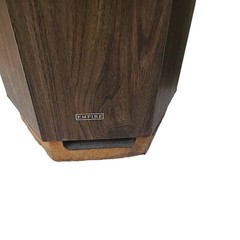 PAIR EMPIRE GRENADIER 6000 SPEAKERS Round Marble Table Top Vintage -PLEASE READ