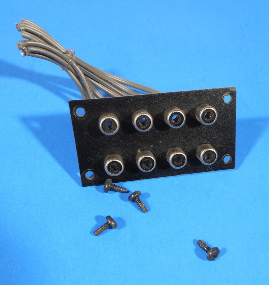 SHERWOOD S-7110 RECEIVER RCA INPUT CONNECTORS PARTS / REPAIR XLNT CONDITION!