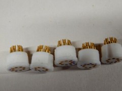 Augat 8 Pin Transistor/Op Amp Sockets Teflon Gold Plated Solder Cups Qty 5 NOS