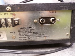 Realistic MPA-20 Radio Shack Solid State PA Amplifier UNTESTED