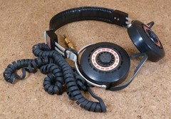 Vintage Realistic/Koss LV-10 Headphones (No Foam) Tested Working