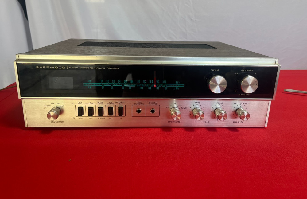 Sherwood S-7210 New Prof. Installed Vol. On/off volume switch great condition