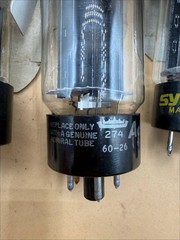 Vintage NEW Sylvania Vacuum Tube Lot 5U4GB 5AS4A 6DW4 6AX4GTB 7JZ8 – RE