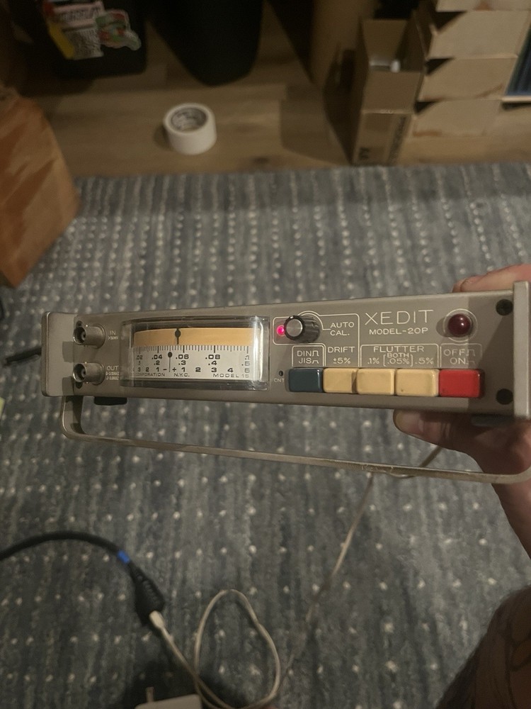 Xedit Model-20p Wow & Flutter Meter