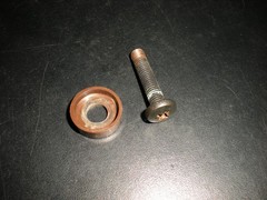 OEM Original Yamaha CR-2040 Stereo Receiver Wooden Cabinet 1 Mounting Screw Bolt