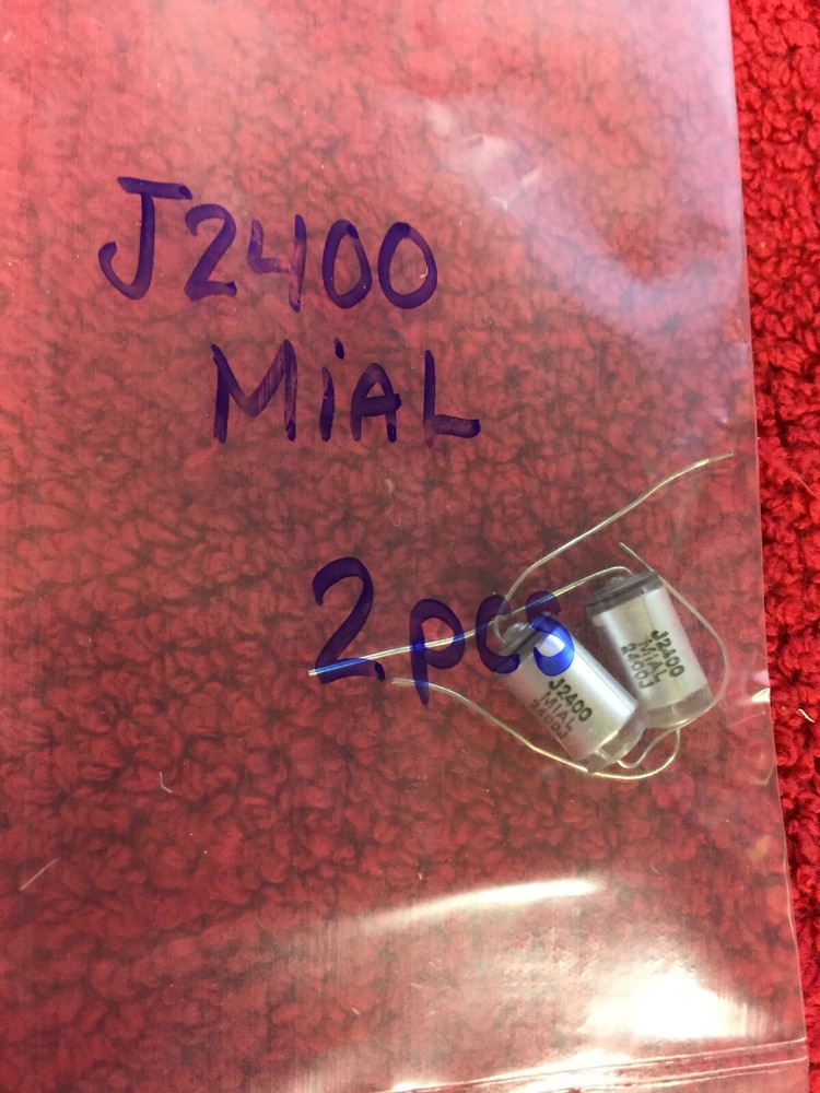 J2400 MIAL CAPACITORS 2 PCS