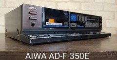 AIWA AD-F350E Rare Vintage Stereo Cassette Deck Warranty Serviced